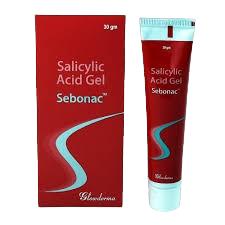Sebonac Gel (Salicylic Acid 1% w/v) – 30 g Tube