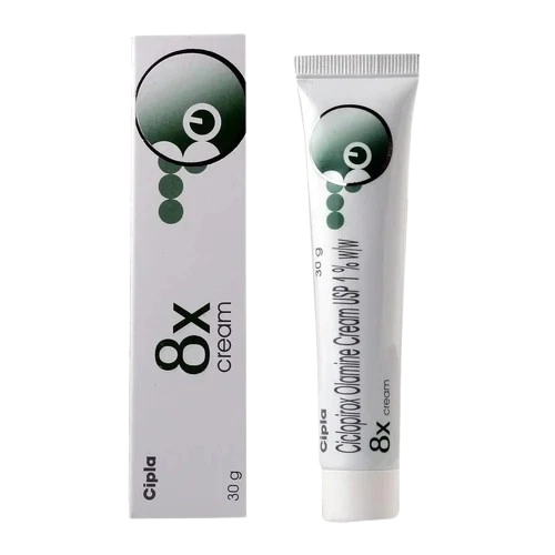8X Cream 30 g (Ciclopirox 1% w/w)