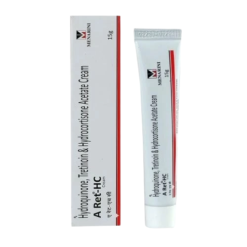 A Ret HC Cream 15 g (Hydroquinone 2% w/w + Tretinoin 0.05% w/w + Hydrocortisone 1% w/w)