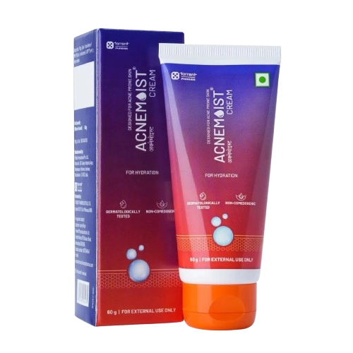 Acnemoist Cream (Squalane, Aloe Vera, Vitamin E, Jojoba Oil & Glycerin) 60gm