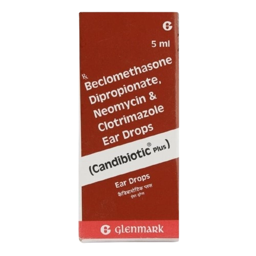 Candibiotic Plus Ear Drop – Beclometasone + Neomycin + Clotrimazole – 5ml