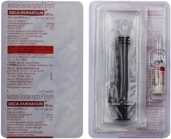 Deca-Durabolin 50 Injection (Nandrolone Decanoate 50mg) – 1ml ampoule