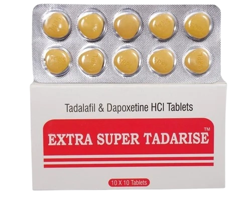 Extra Super Tadarise 100 mg (Tadalafil 40 mg & Dapoxetine 60 mg)