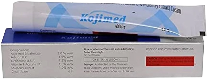 Kojimed Cream (Kojic Acid / Arbutin / Mulberry Extract / Vitamin E) β 15 gm tube