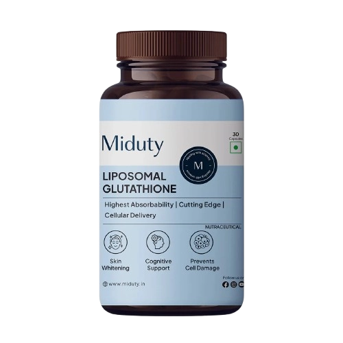 Miduty Liposomal Glutathione 85% Capsule – 30 capsules bottle