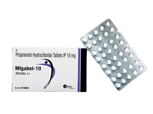 Migabet 10mg Tab (Propranolol HCl 10mg)