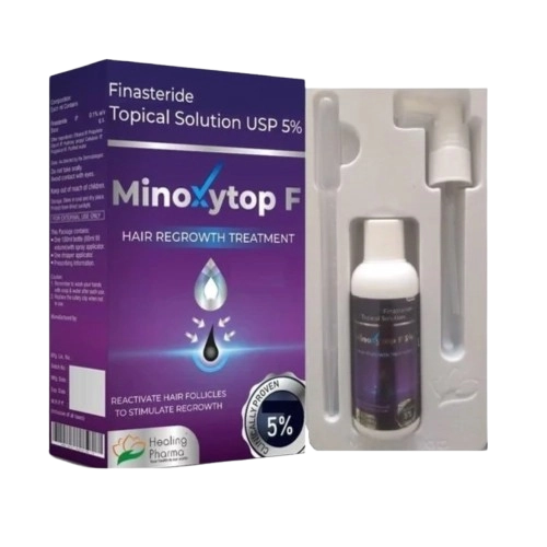 Minoxytop F Solution (Minoxidil 5% w/v / Finasteride 0.1% w/v) – 60.0 ml bottle
