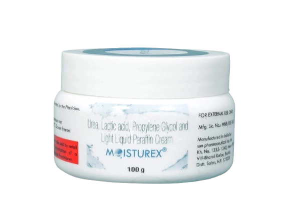 Moisturex Cream with Urea, Lactic Acid, Propylene Glycol & Liquid Paraffin