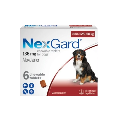Nexgard XL Tablet (Afoxolaner) for Dogs 25β50 kg