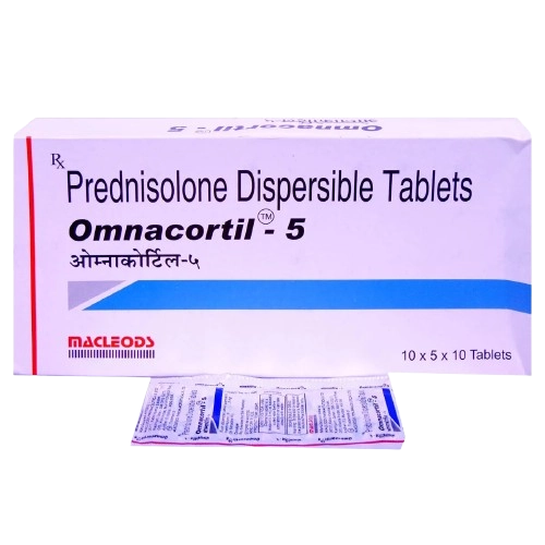 Omnacortil 5 mg Tablet (Prednisolone 5 mg)