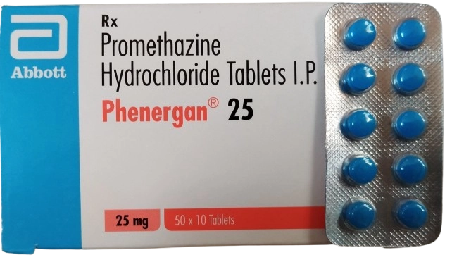 Phenergan 25 mg (Promethazine 25 mg)