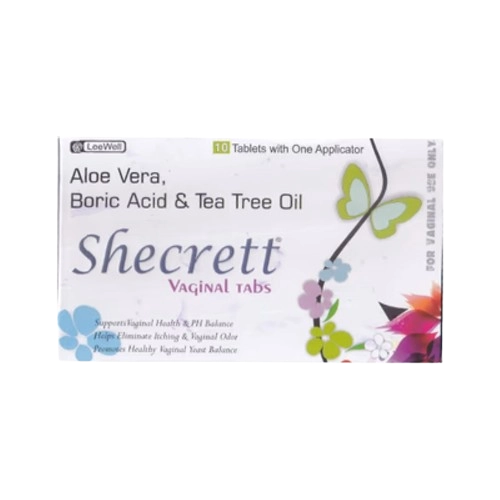 Shecrett Vaginal Boric Acid Suppositories – 30 suppositories