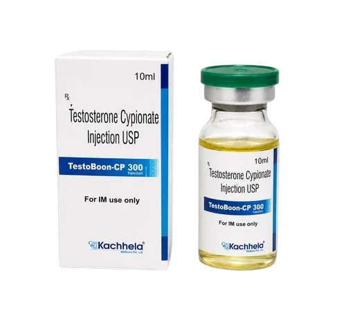 Testoboon CP 300 mg Injection (Testosterone Cypionate) – 10 ml Vial