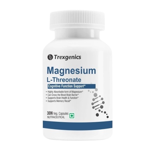 Trexgenics Magnesium L-Threonate 667mg – Bottle of 30 capsules